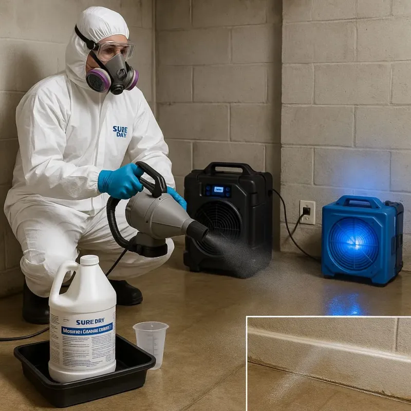 Sanitization and Odor Removal process in Denver County, CO